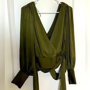 Olive Banana Republic Blouse